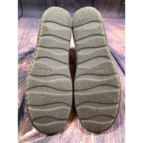 Clarks Tamitha Burgundy Brown Suede Ankle Boots Womens 11 / 42 (t7i) - Picture 7 of 10